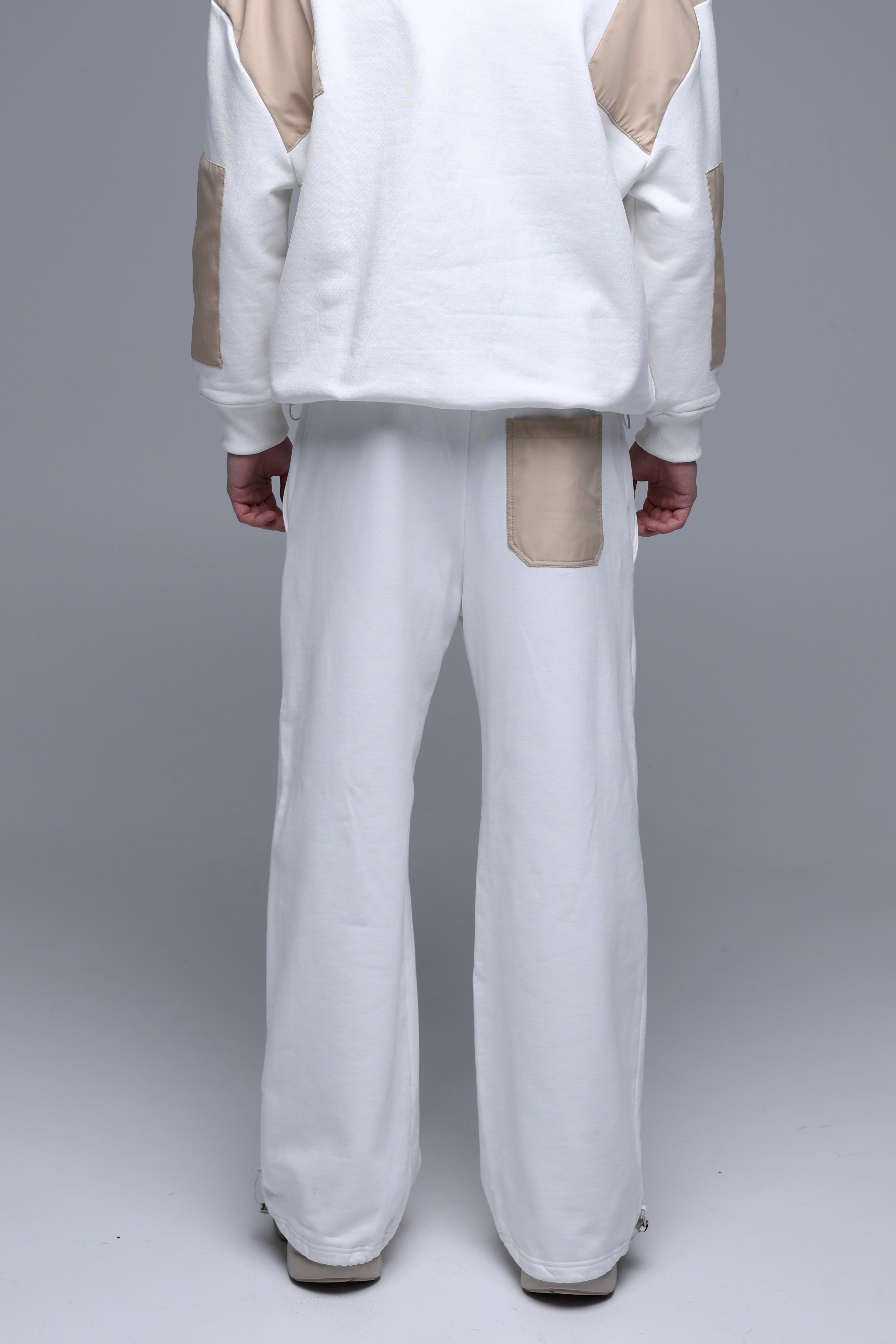 MEN'S ADJUSTABLE PANTS IVORY back