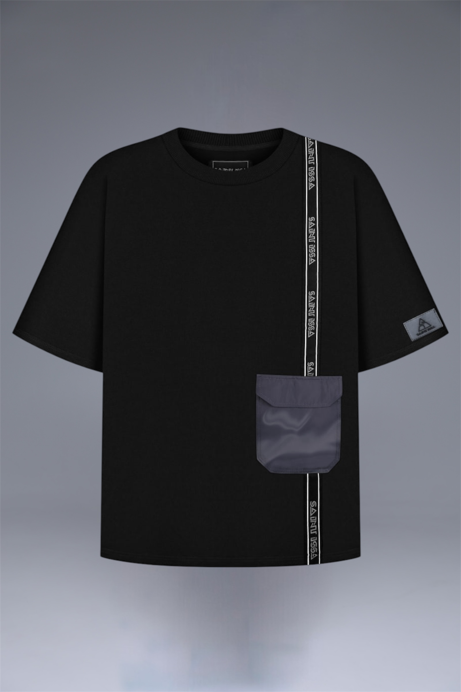 Black Pocket Tee
