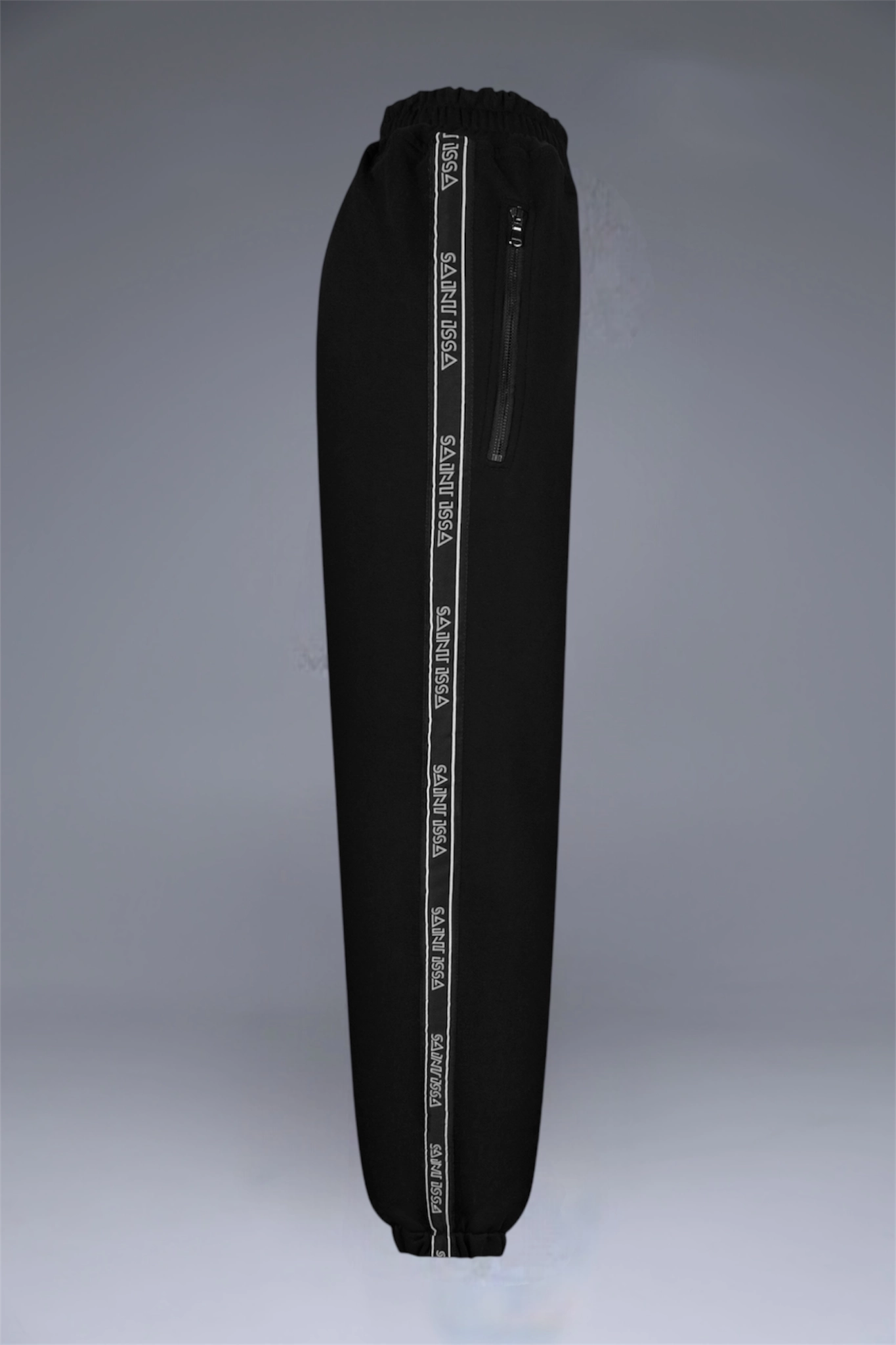 BLACK LUXE JOGGERS elastic waist cuffs